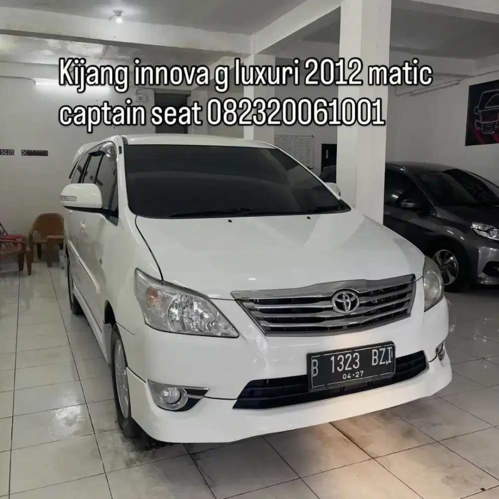 Kijang innova g luxury captain seat