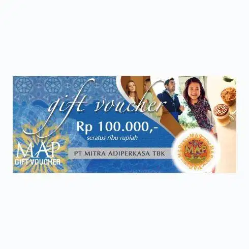 Voucher MAP Pecahan 100rb