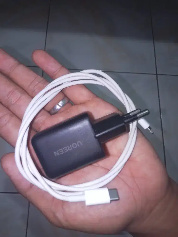 Kepala charger ugreen kabel ori iPhone