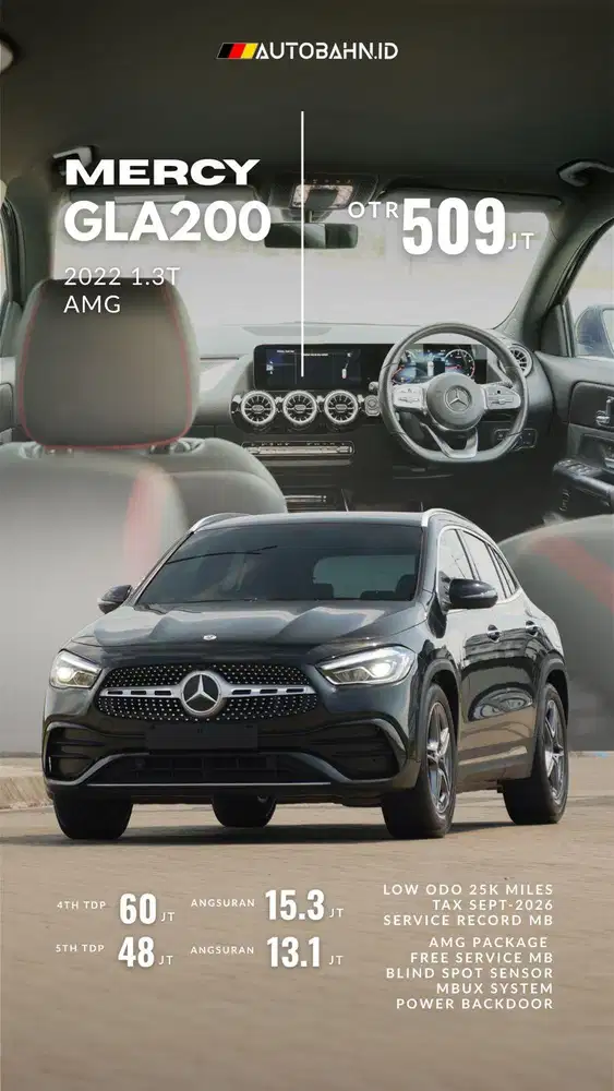 Mercedes Benz GLA200 AMG 2022 Low Odo!