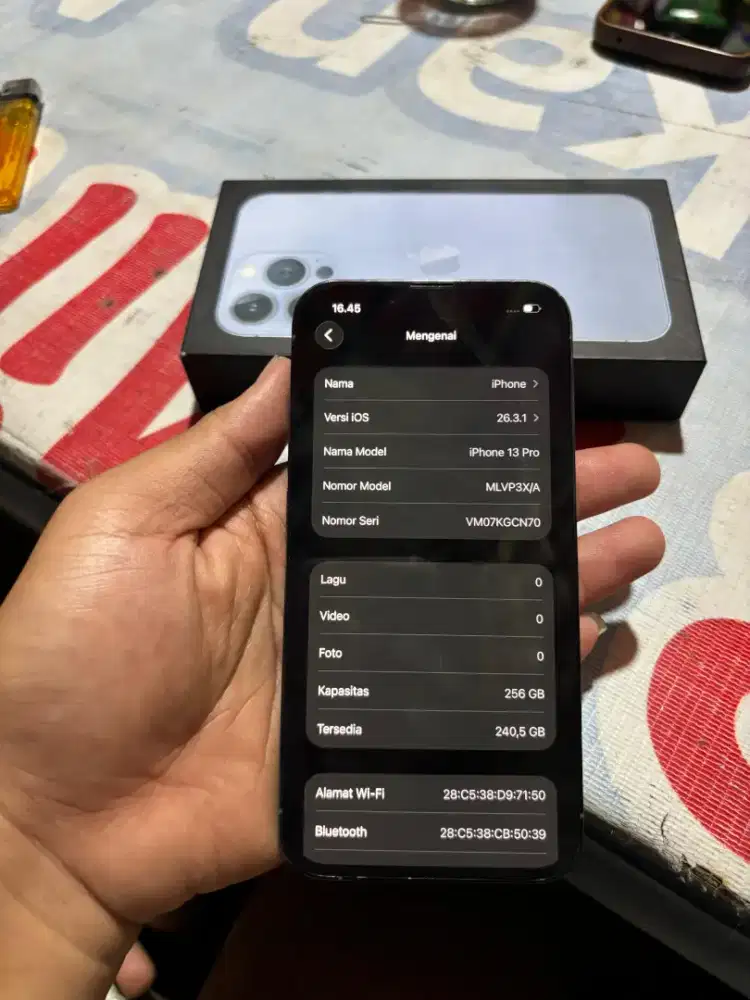 iPhone 13 pro 256 inter