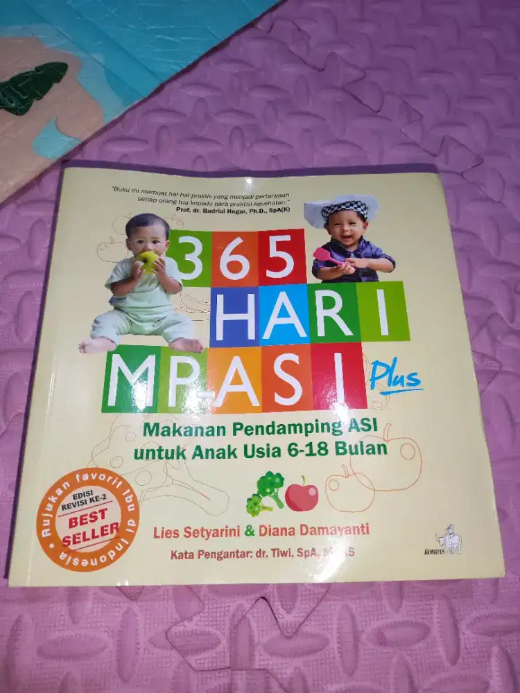 Buku MPASI 365 Hari untuk usia 6-18 Bulan
