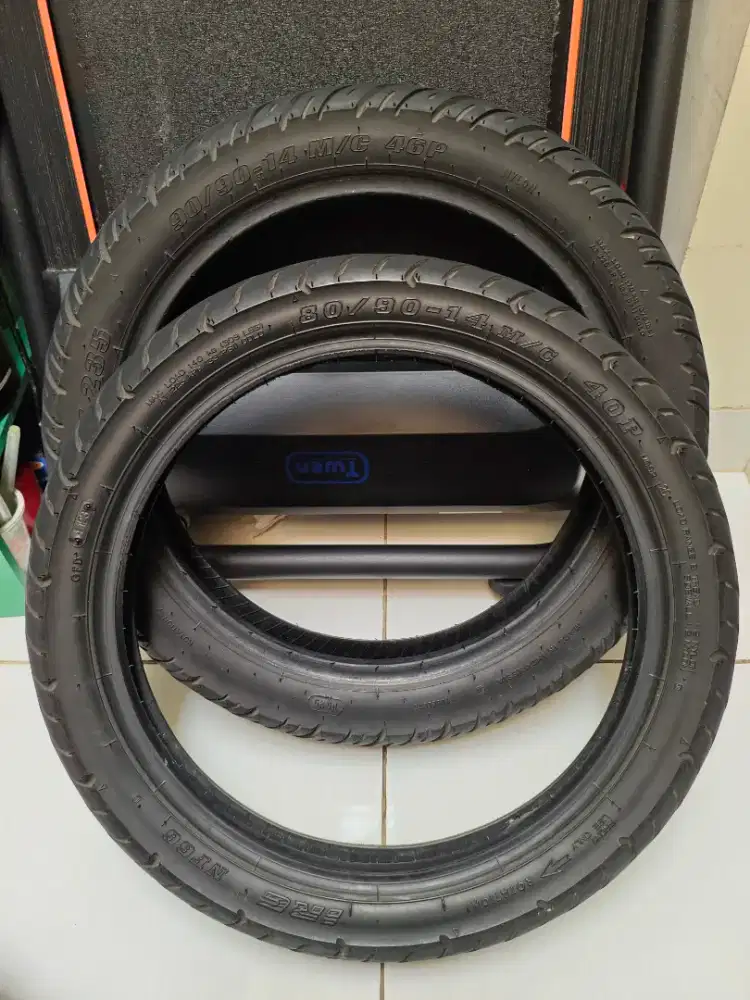 Ban Motor Matic Cabutan 90/90 + 80/90 R14