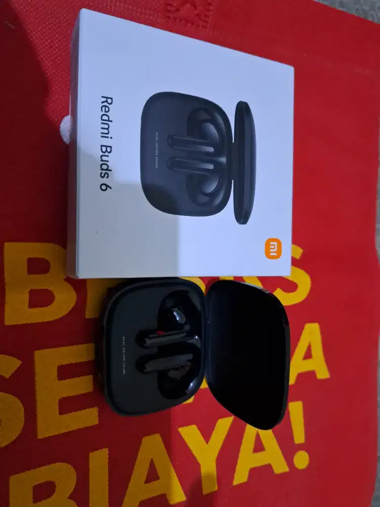 Redmi buds 6 black mlus lus garansi panjang