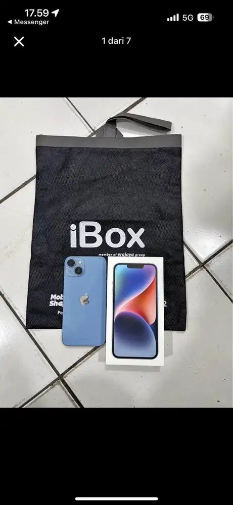 Jual iphone 14 256gb ex ibox