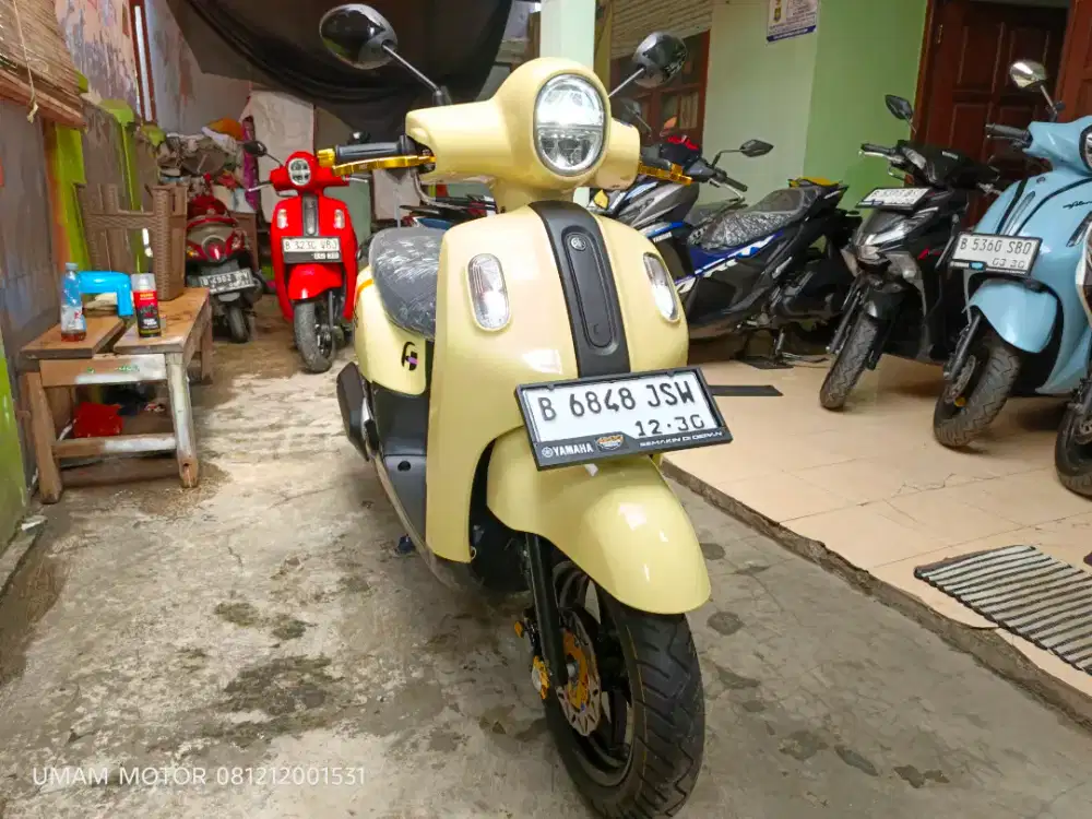 BLN 12 YAMAHA FAZZIO HYBRID 2025 BS TT 2024 DI CILEDUG HARGA PAS KM 2K