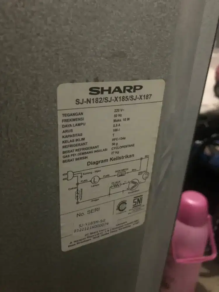 Kulkas Sharp SJ-N182