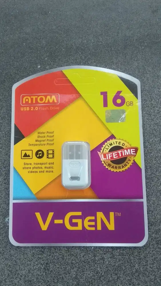 JUAL Flashdisk Merk VGEN 16GB USB 2.0 Garansi Resmi VGEN 100% Original