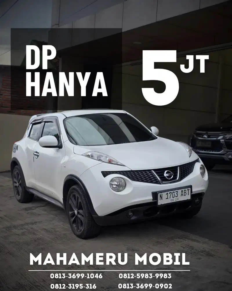 DP 5 JUTA, NISSAN JUKE RX 1.5 CVT 2013 (MATIC)