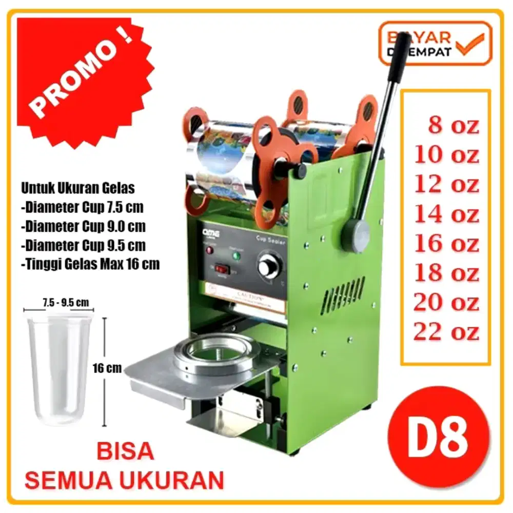 Mesin Cup Sealer GLC D8