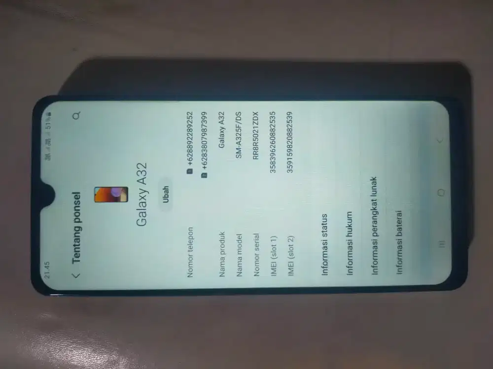 Samsung a32 5g ram 8