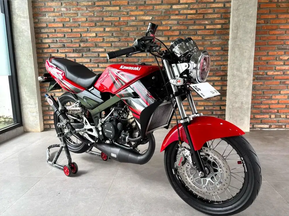 Kawasaki ninja ss asli tembus faktur warna merah pajak on istimewah