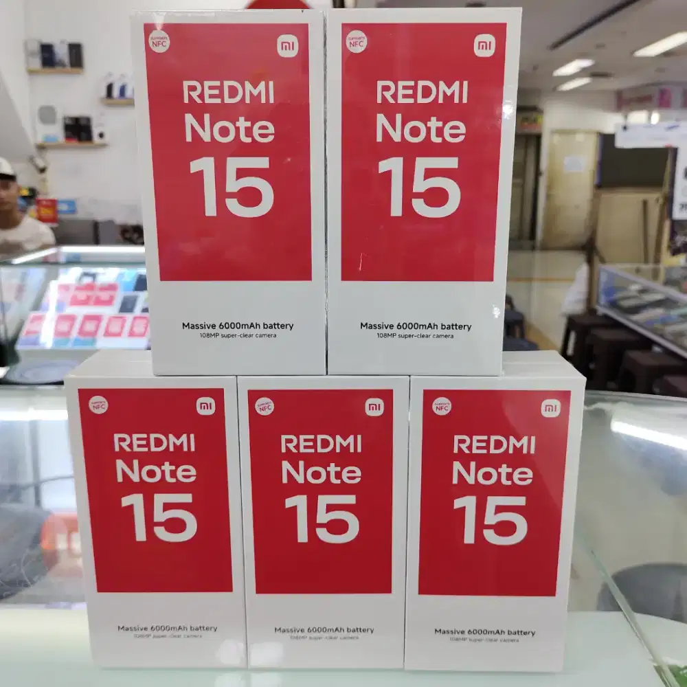 Xiaomi Redmi Note 15 4G ram 8gb+8gb/256gb baru garansi resmi Tam