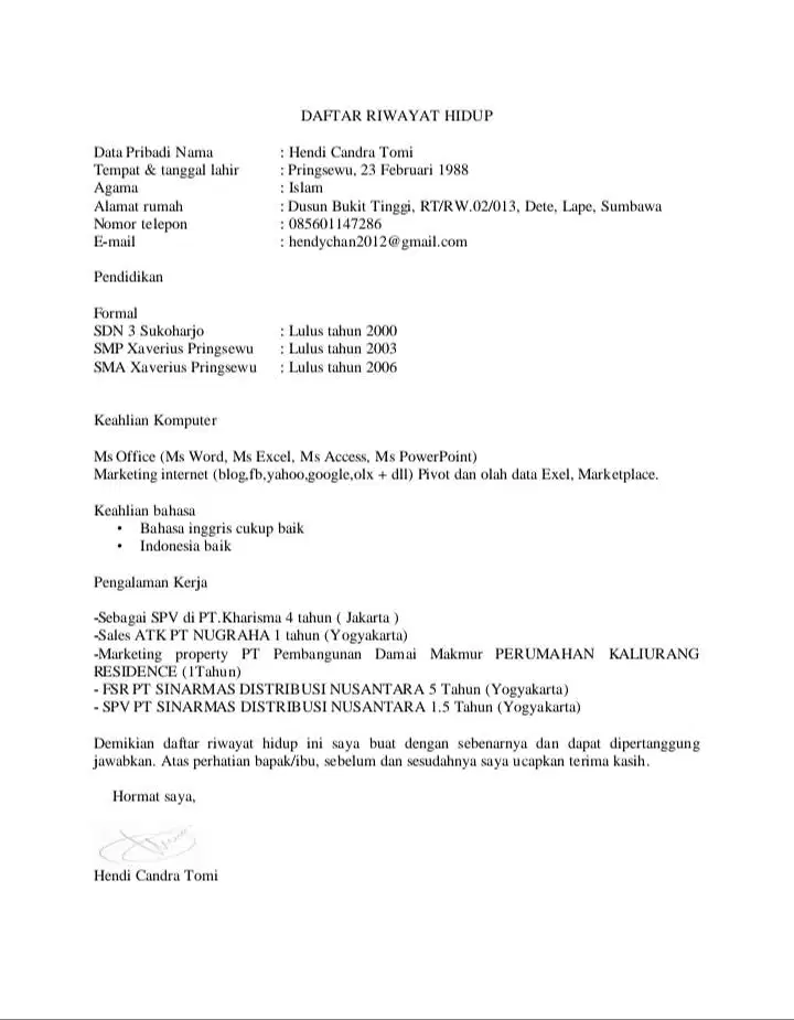 Saya butuh kerja segera