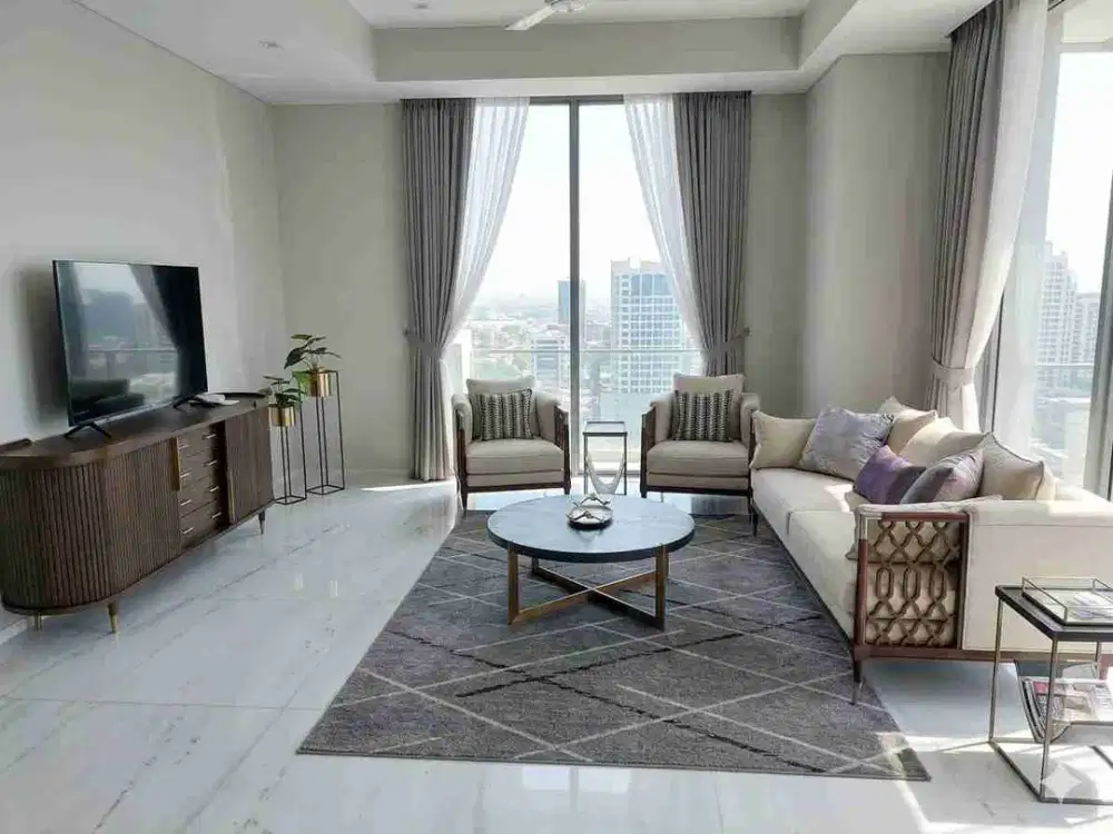 JUAL CEPAT APT SAUMATA FURNISHED BRAND NEW CORNER ALAM SUTERA