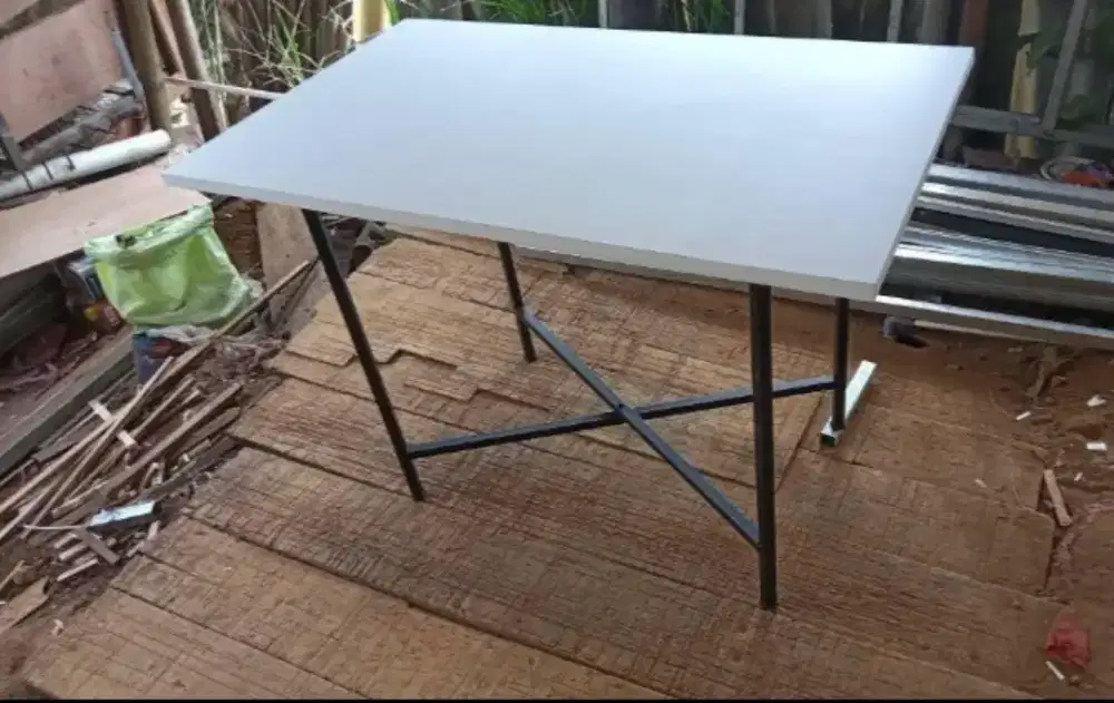 Meja lipat meja makan meja kantin meja bongkar pasang