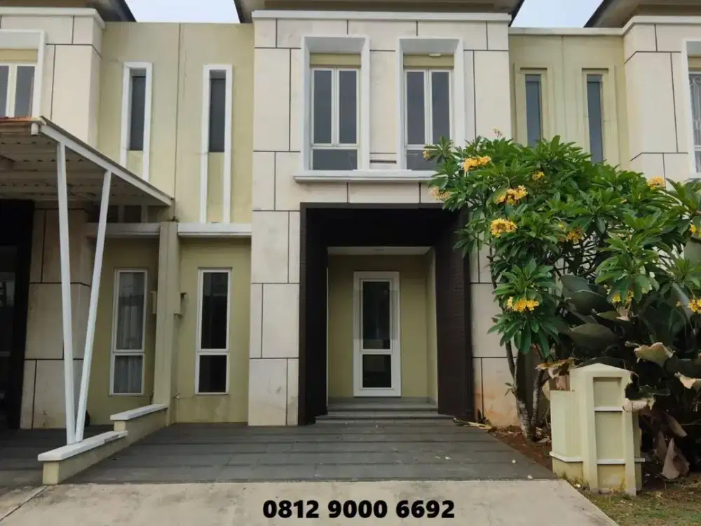 Jual Rumah Murah Cluster Sutera Leora Alam Sutera Tangerang Lebar 7