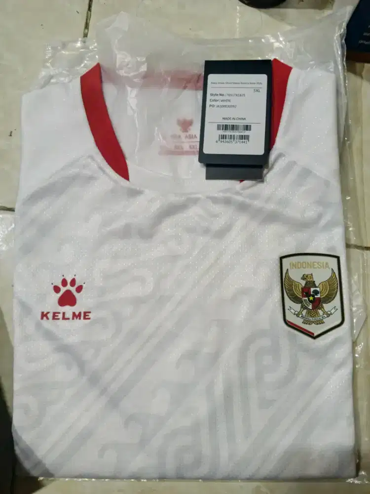 Jersey Timnas Original Kelme Replica player issues Red - White