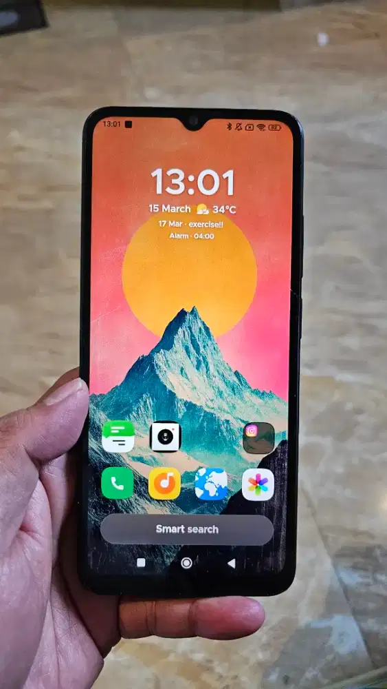 Jual cepat hp redmi 12c kondisi normal