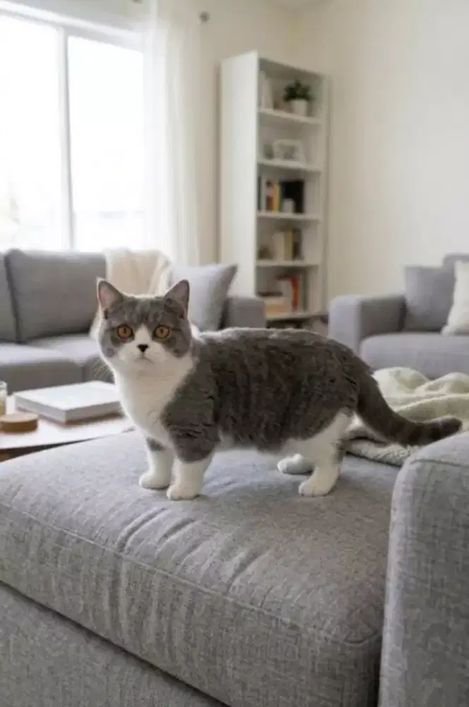 BRITISH SHORTHAIR MUNCHKIN JANTAN