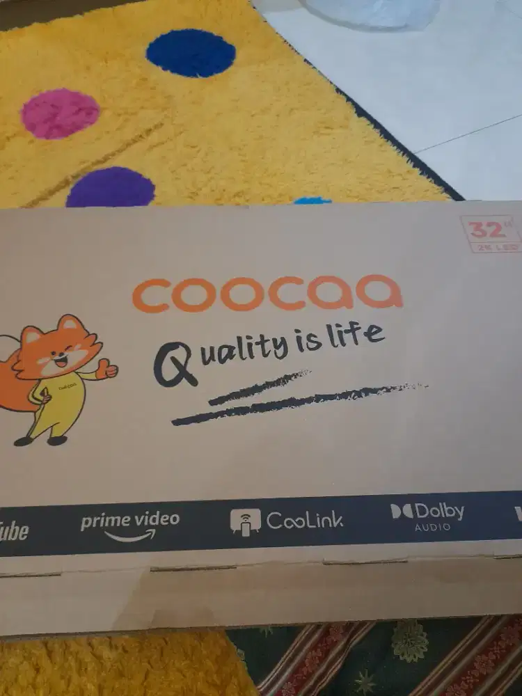 Coocaa smart tv 32inchi type 32S3U