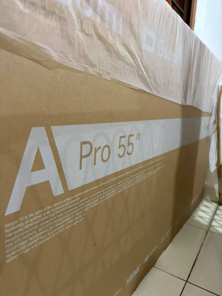 Dijual Xiaomi TV A Pro 55Inch, baru masih dalam segel, garansi