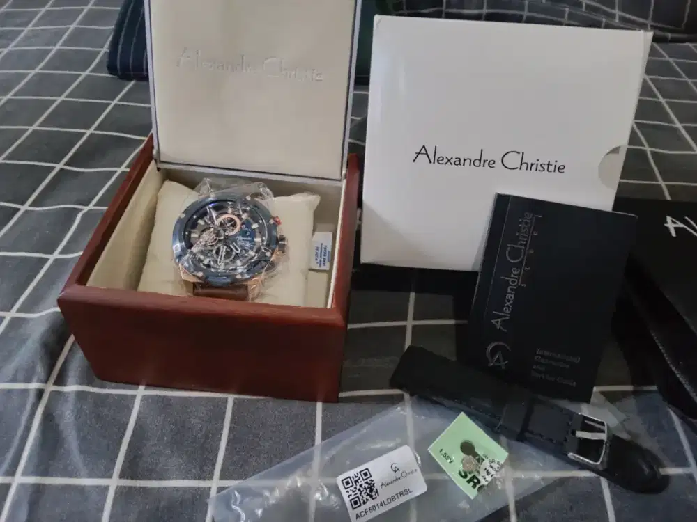 HRGA:1.250NET PAS, JAM AC/ALEXANDER CRISTY COWOK BARU GARANSI RESMI