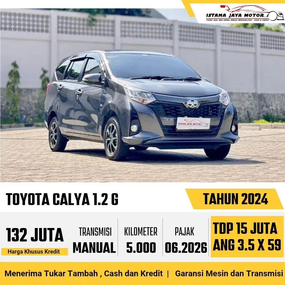 [KM 5RB] Toyota Calya 1.2 G Manual 2024 Abu