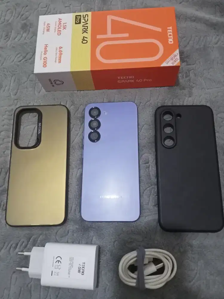 Tecno spark 40 pro 8/128 like new full ori