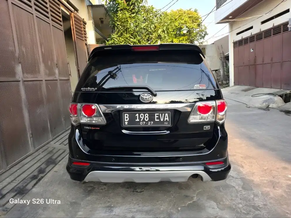 Toyota Fortuner TRD Sportivo Diesel Solar Manual MT Tahun 2012 , 2011