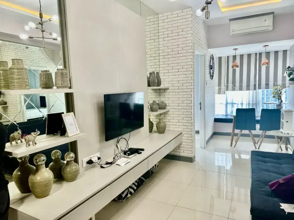 DISEWAKAN APARTEMEN ANDERSON 2BR FURNISH LT 26 CITY VIEW PAKUWON MALL