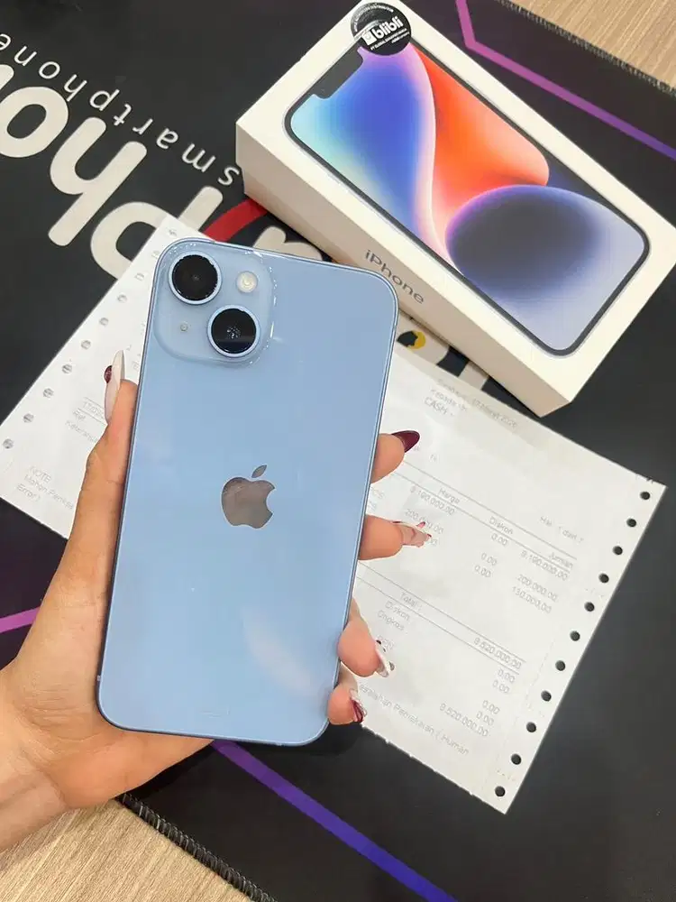 Iphone 14 blue new