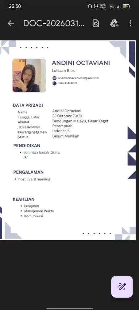 nyari kerjaan yg deket