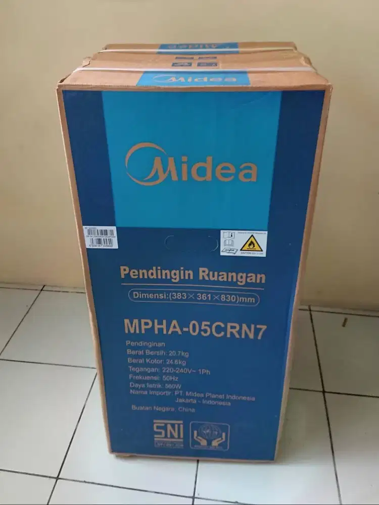 Midea AC Portable 1/2 PK Pendingin Ruangan Portabel
