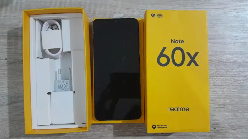 Realme 60x 4/64gb fullset mulus kaya baru garansi resmi