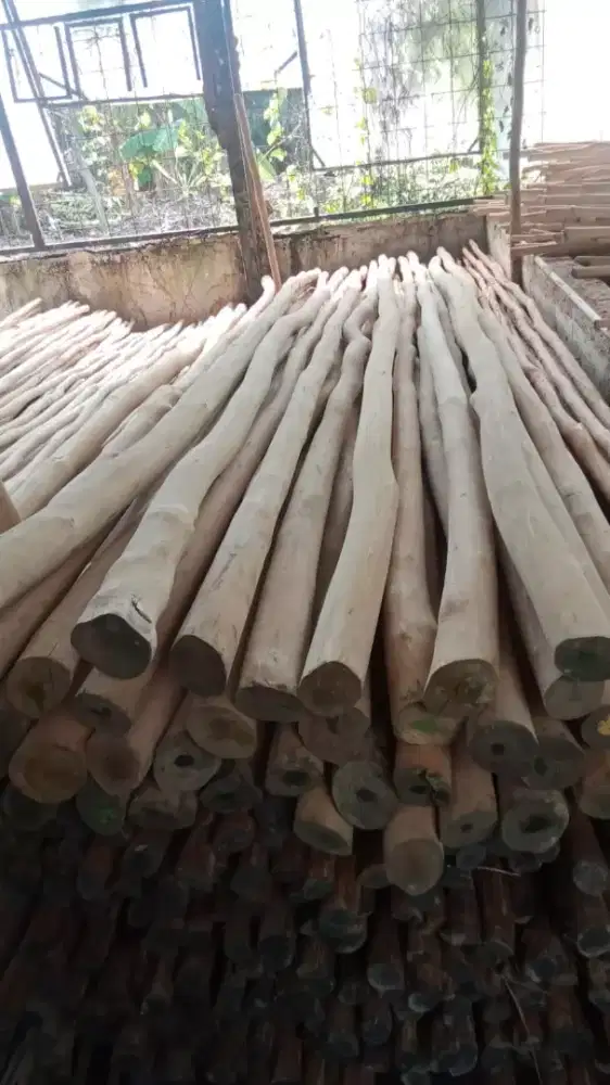 Dolken kupas full ampelas,bagus untuk pagar,dan atap