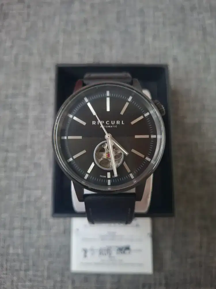 Jam rip curl a24 drake automatic kulit garansi