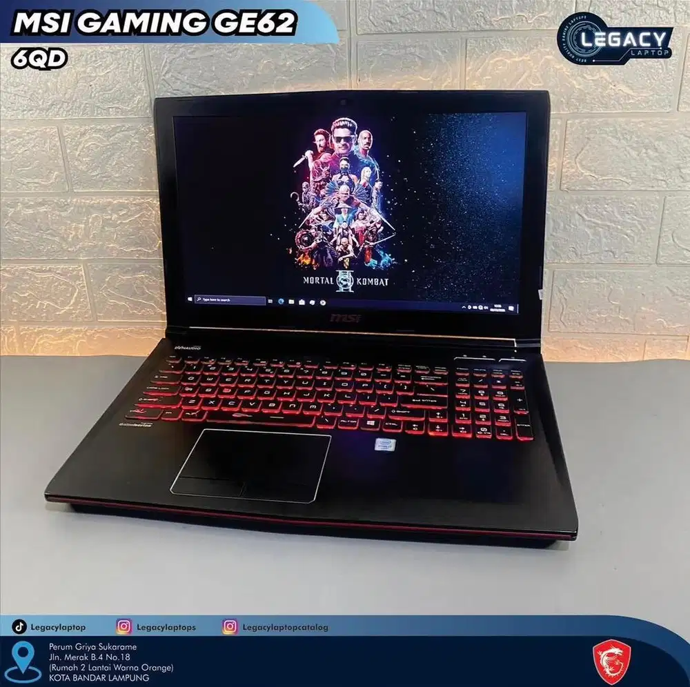 MSI GAMING GE62 6QD GTX 960 + CORE I7