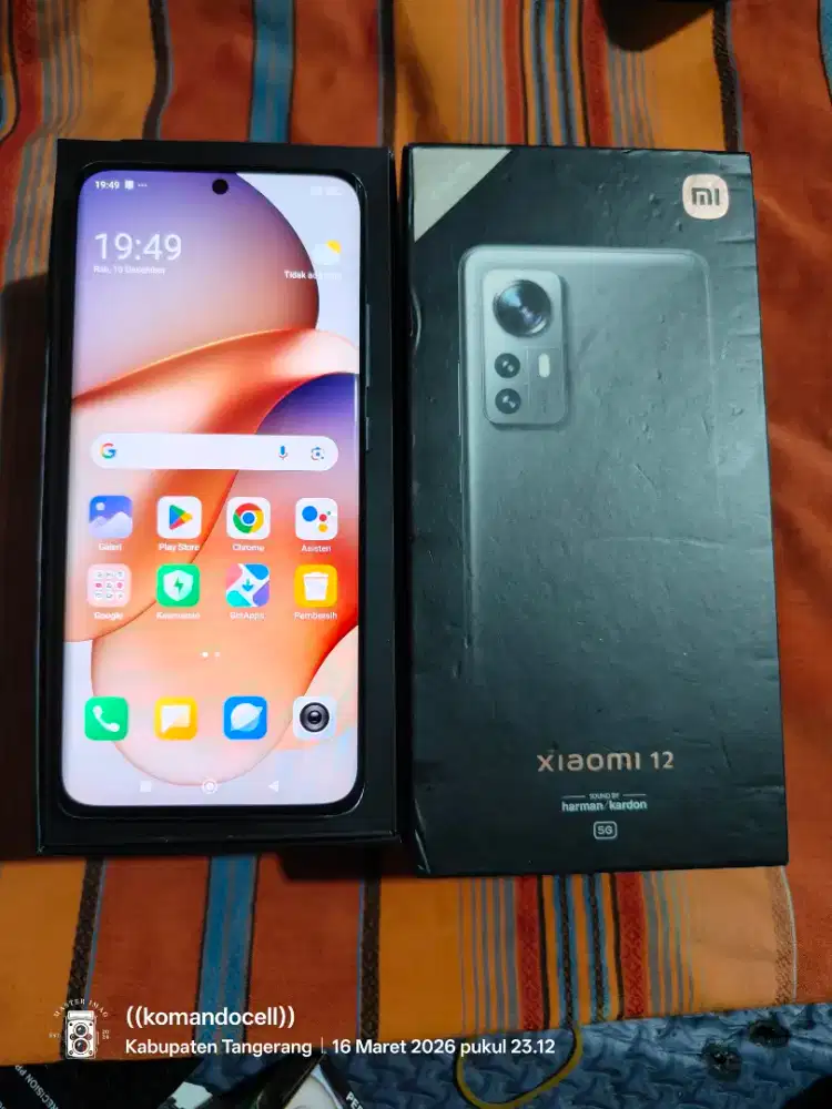 Xiaomi mi12 ram8/256gb.5G