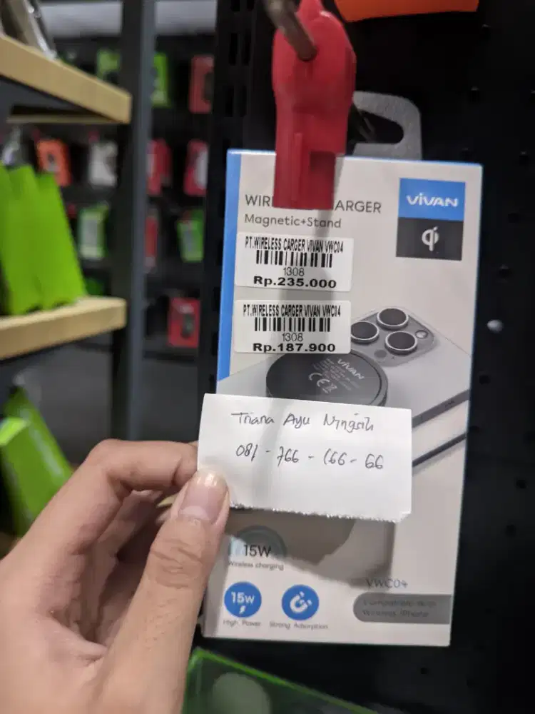 PT WIRELESS CHARGER VIVAN VWC04 | ATLANTIS DAHSYAT