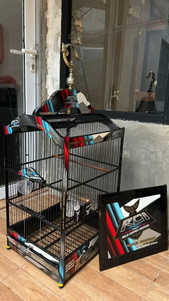 Kandang no 2 RCI Radja Cucak ijo pentet kenari kacer full fiber
