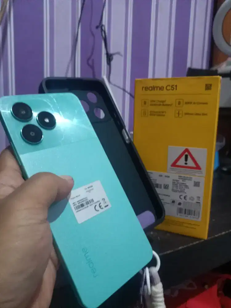Realme c51 4+6/64 lengkap