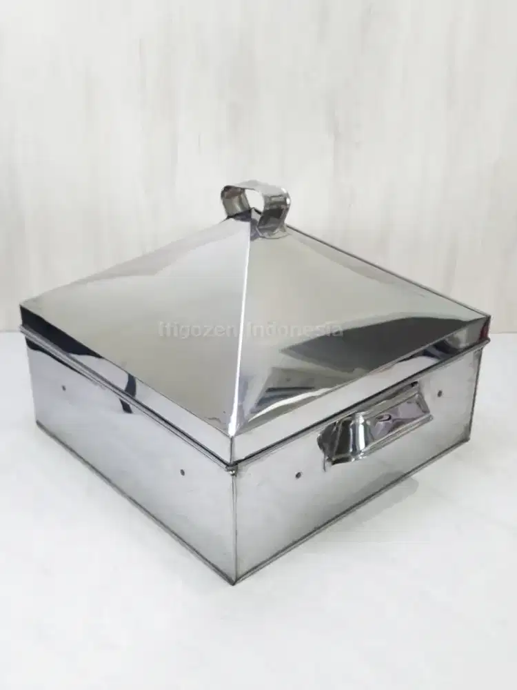 Preloved Klakat / Kukusan Stainless 45x45 – Tebal & Kokoh