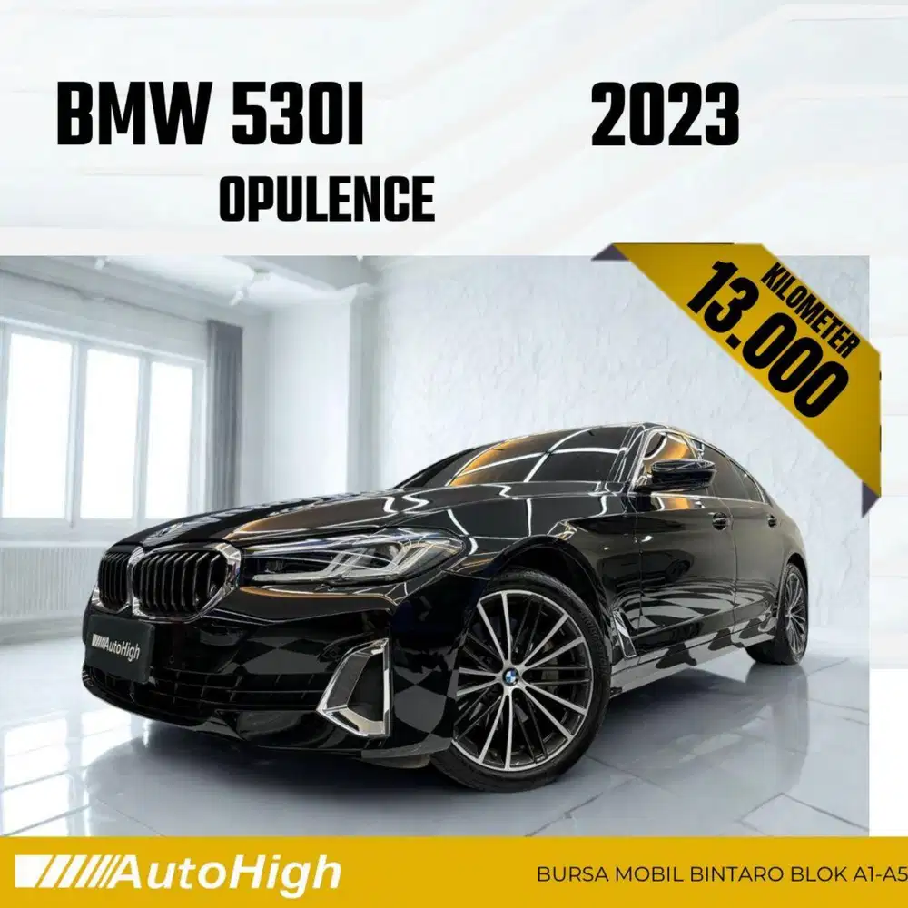 DP10% [Km13.000] 530i Luxury Opulence 2023 Black Reg 2024 #AUTOHIGH