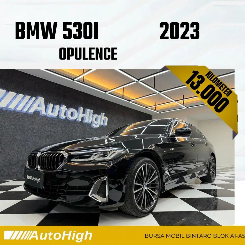 DP10% [Km13.000] 530i Luxury Opulence 2023 Black Reg 2022 #AUTOHIGH
