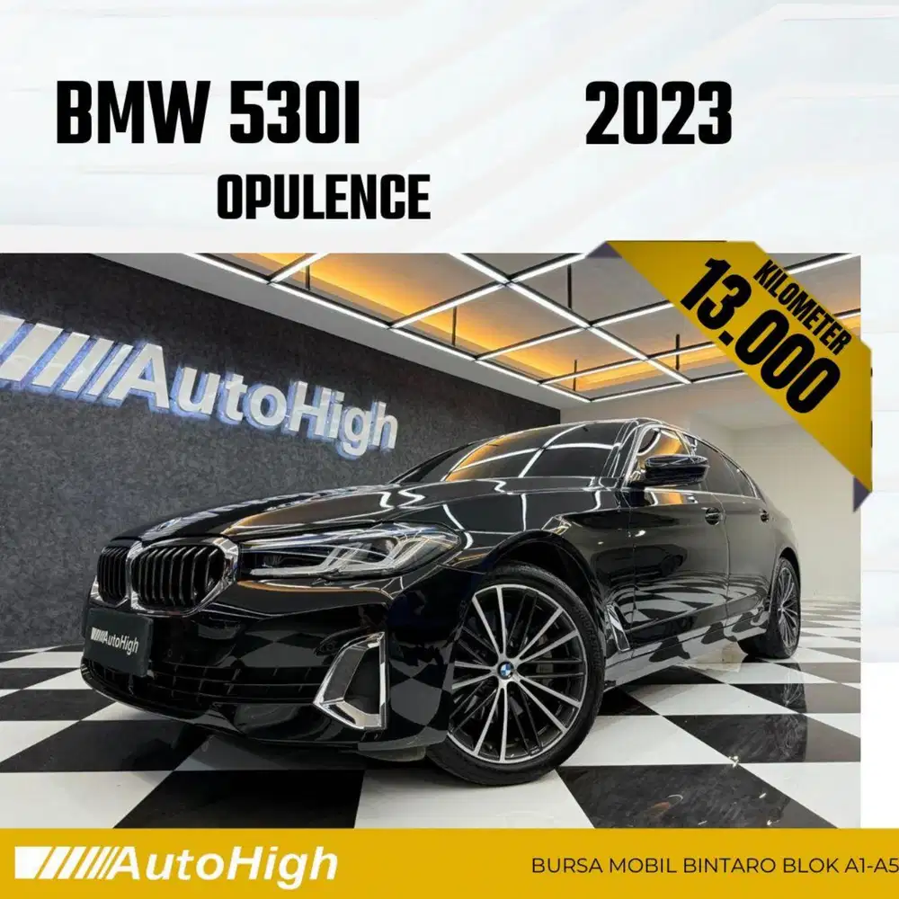 DP10% [Km13.000] 530i Luxury Opulence 2023 Black Reg 2022 #AUTOHIGH