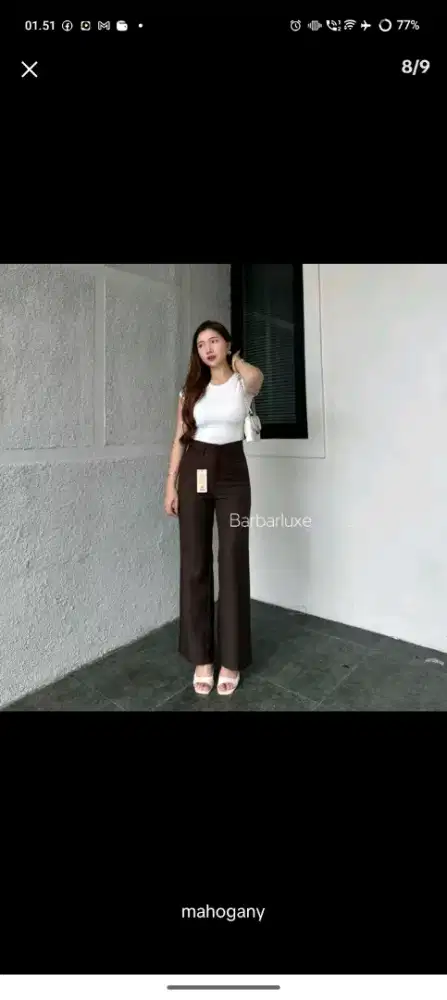 Celana Cutbray Pants Highwest