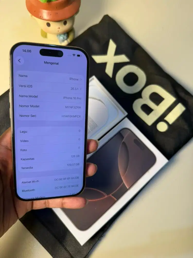 iPhone 16Pro 128gb gold cukai