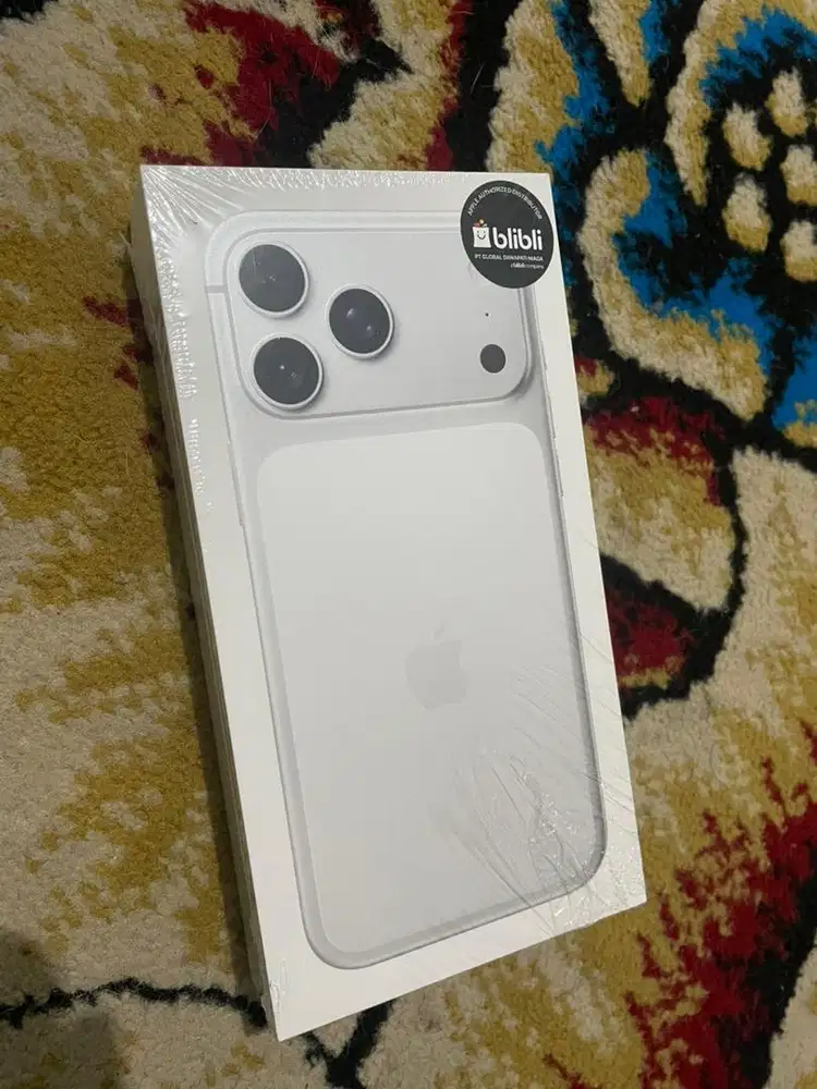 iPhone 17 ProMax 256GB SILVER KONDISI BARU GARANSI RESMI