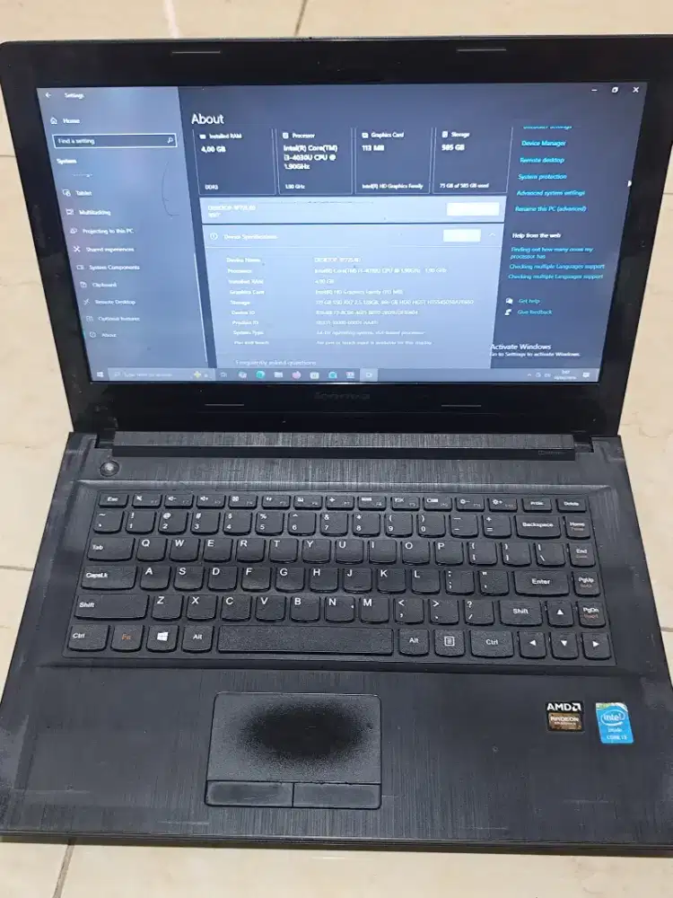 Laptop lenovo buat sekolah
